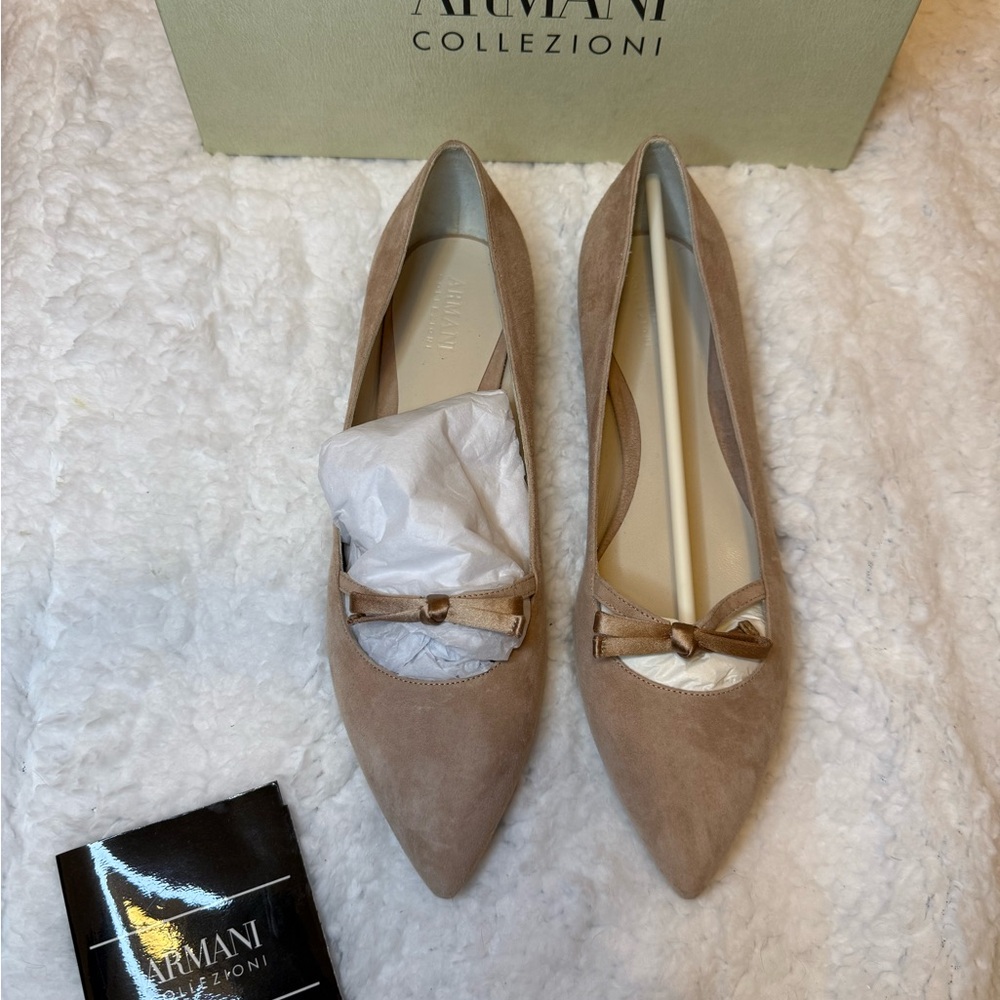 Armani Collezioni Women's Suede Loafers